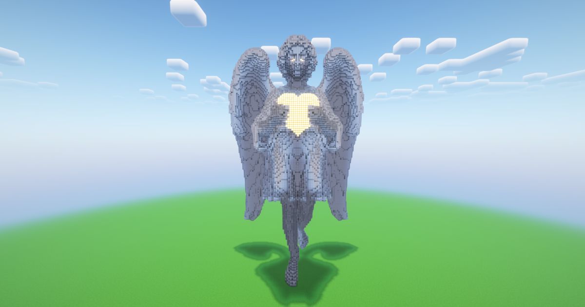 Minecraft Angel 12 Statue! ( FREE )
