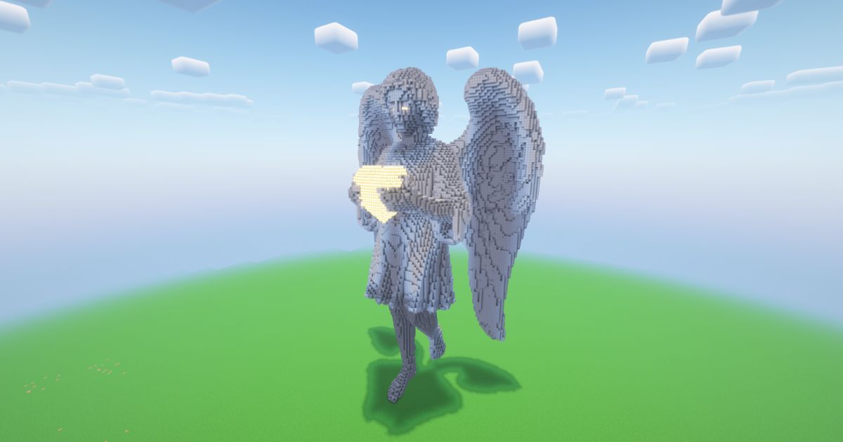 Minecraft Angel 12 Statue! ( FREE ) preview 1