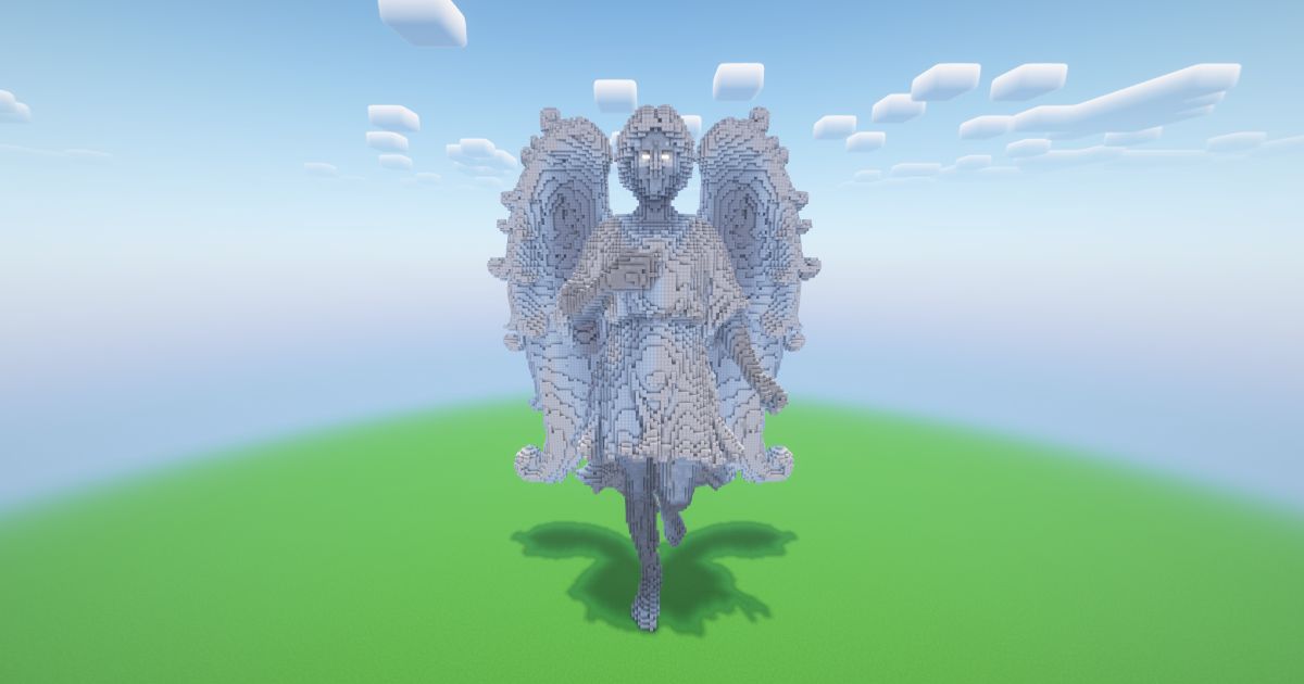 Minecraft Angel 13 Statue! ( FREE )