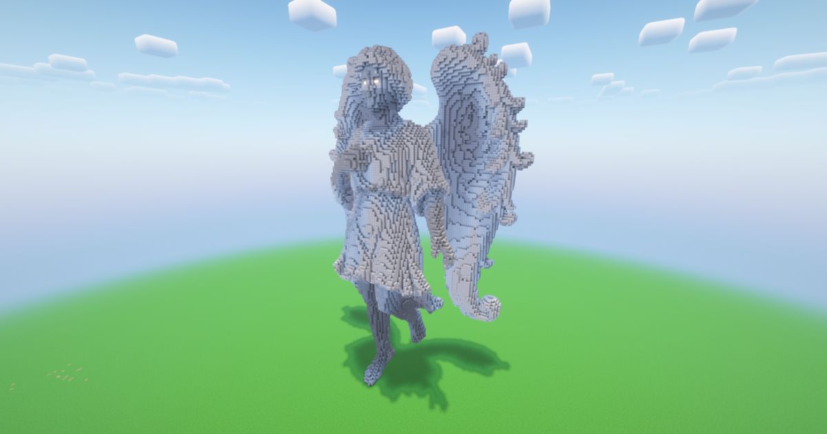 Minecraft Angel 13 Statue! ( FREE ) preview 1