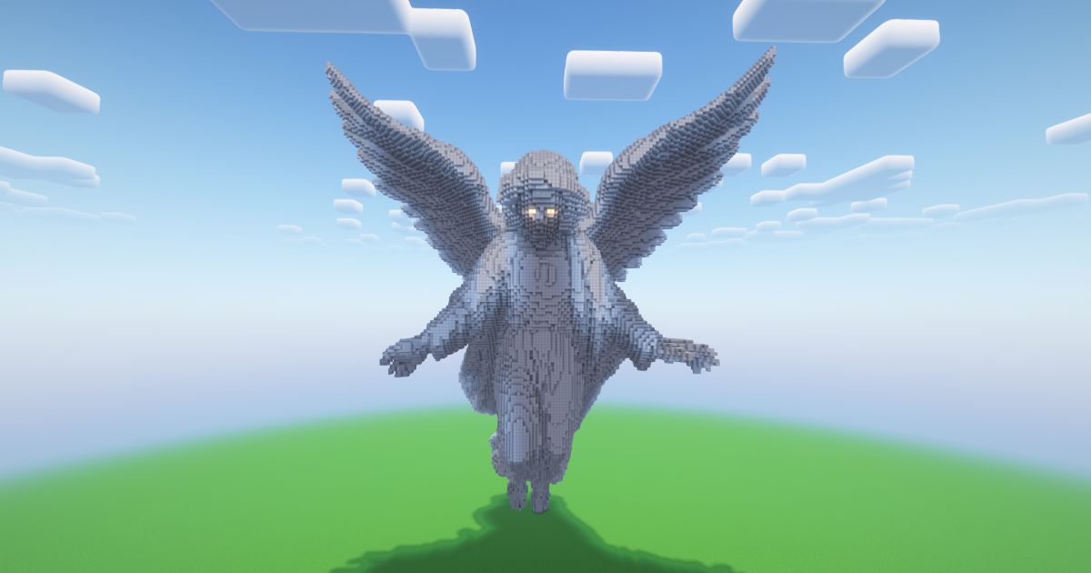 Minecraft Angel 16 Statue! ( FREE )