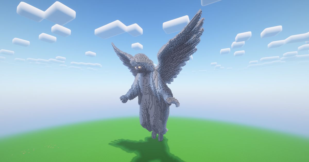 Minecraft Angel 16 Statue! ( FREE ) preview 1