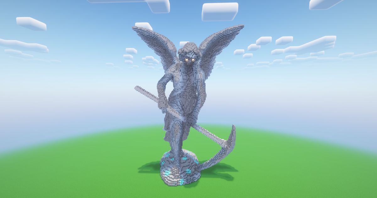 Minecraft Angel 17 Statue! ( FREE )
