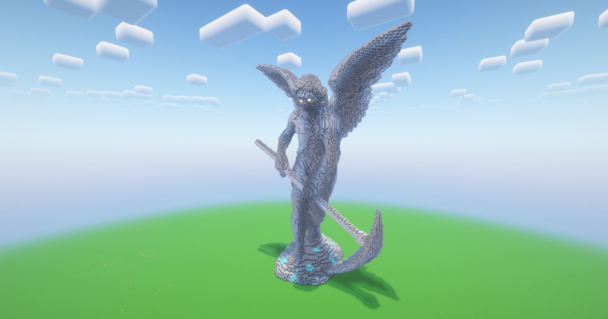 Minecraft Angel 17 Statue! ( FREE ) preview 1