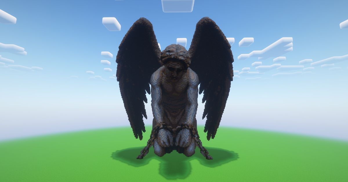 Minecraft Angel 18 Statue! ( FREE )
