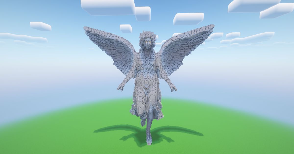 Minecraft Angel 19 Statue! ( FREE )