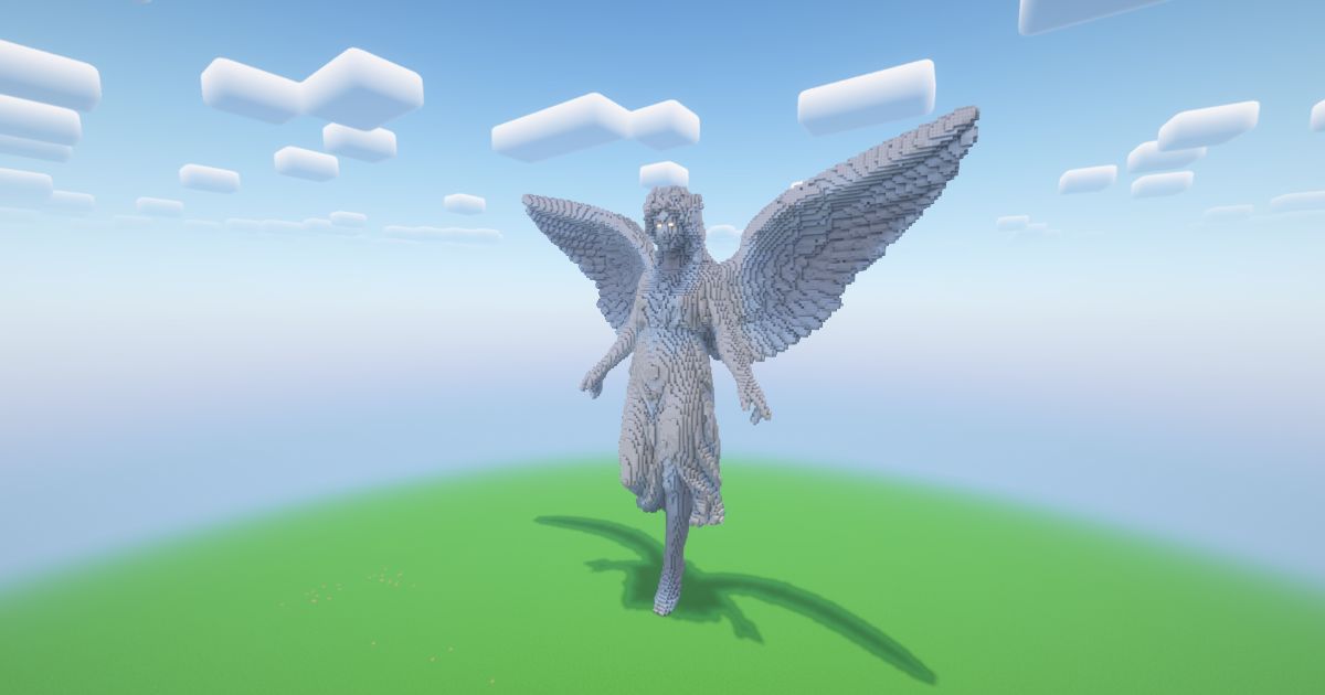 Minecraft Angel 19 Statue! ( FREE ) preview 1