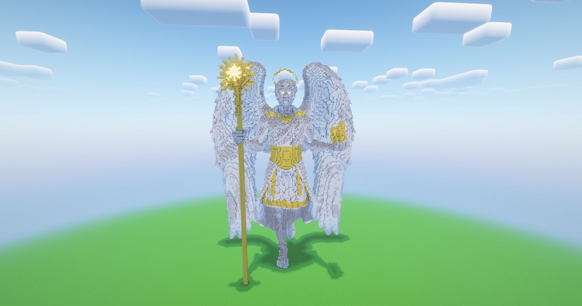 Minecraft Angel 21 Statue! ( FREE )
