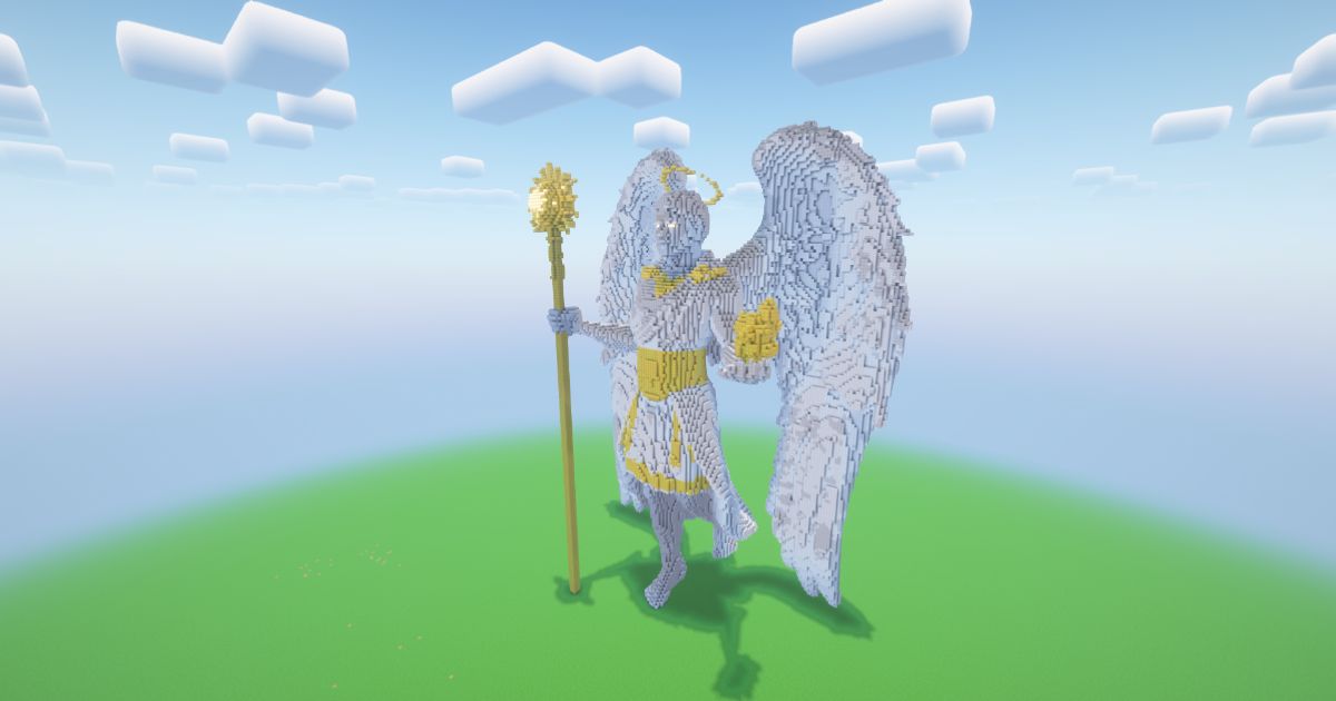 Minecraft Angel 21 Statue! ( FREE ) preview 1