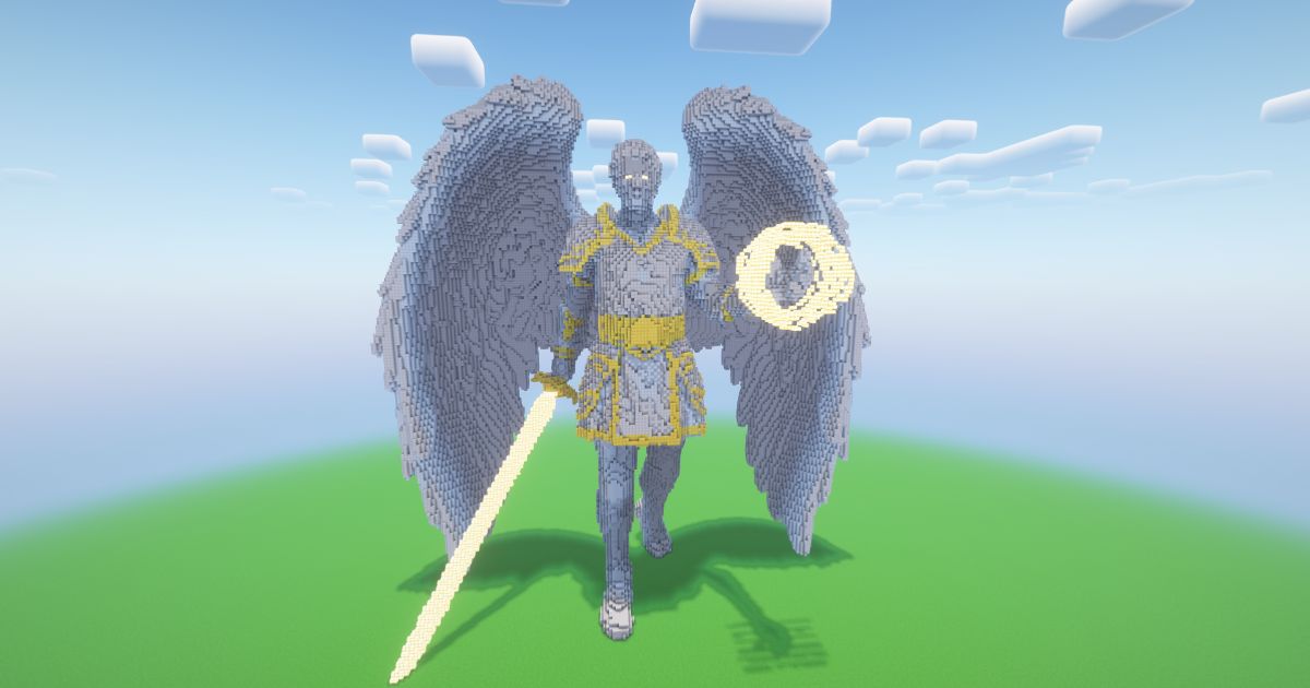 Minecraft Angel 23 Statue! ( FREE )
