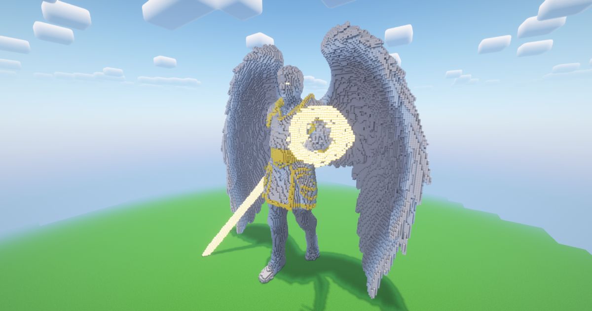 Minecraft Angel 23 Statue! ( FREE ) preview 1