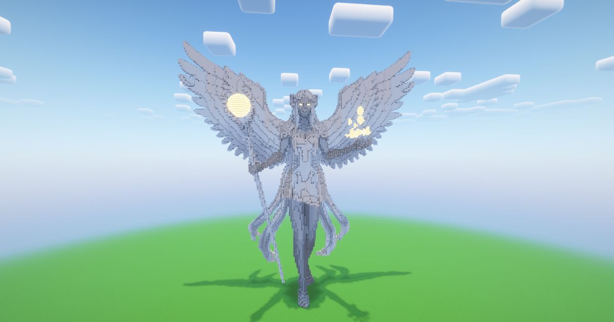 Minecraft Angel 24 Statue! ( FREE )