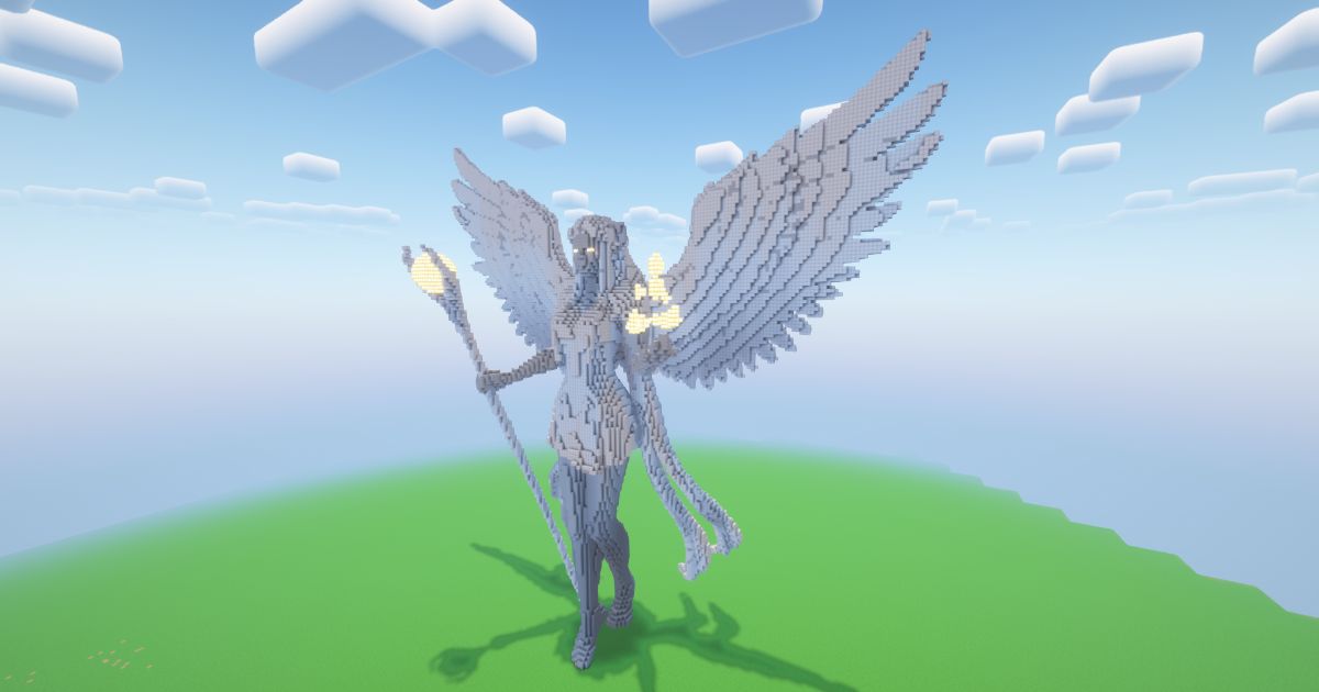 Minecraft Angel 24 Statue! ( FREE ) preview 1