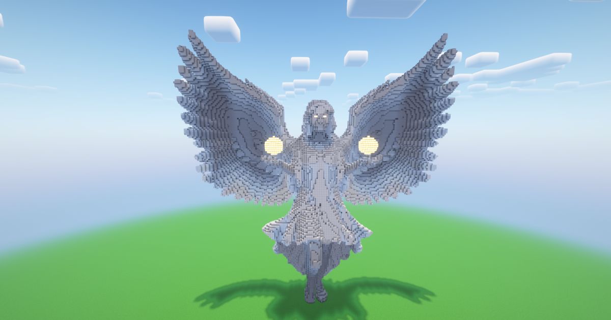Minecraft Angel 25 Statue! ( FREE )