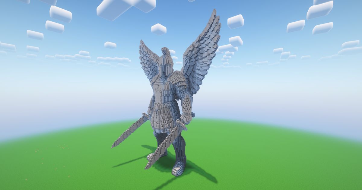 Minecraft Angel Gladiator Statue! ( FREE ) preview 1
