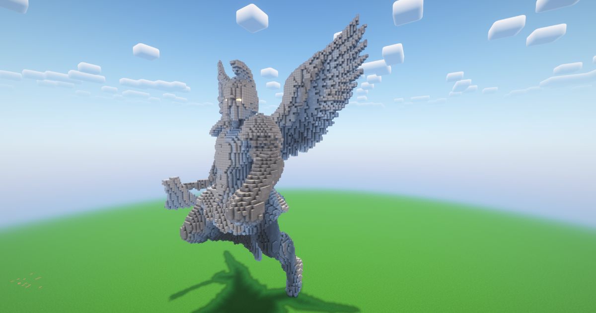 Minecraft Angel Gladiator 2 Statue! ( FREE ) preview 1