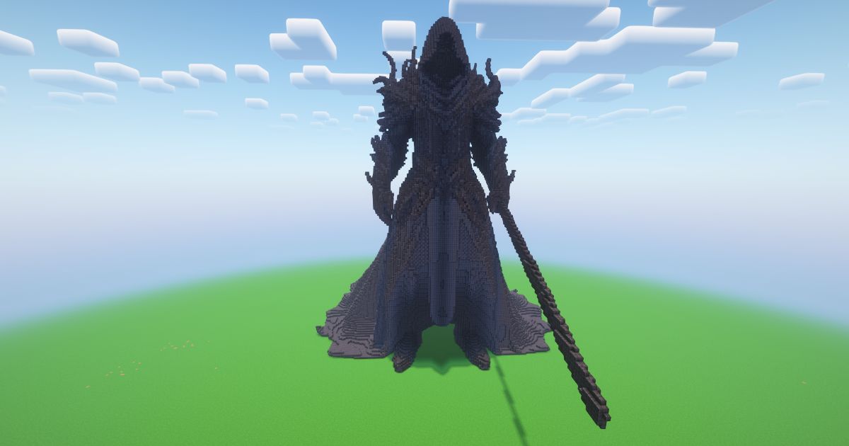 Minecraft Dark Lord Statue! ( FREE )