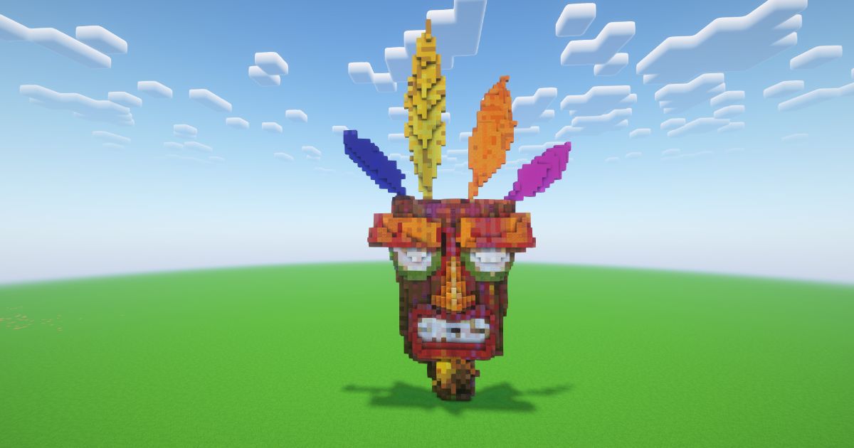 Minecraft Aku Aku Statue! ( FREE )