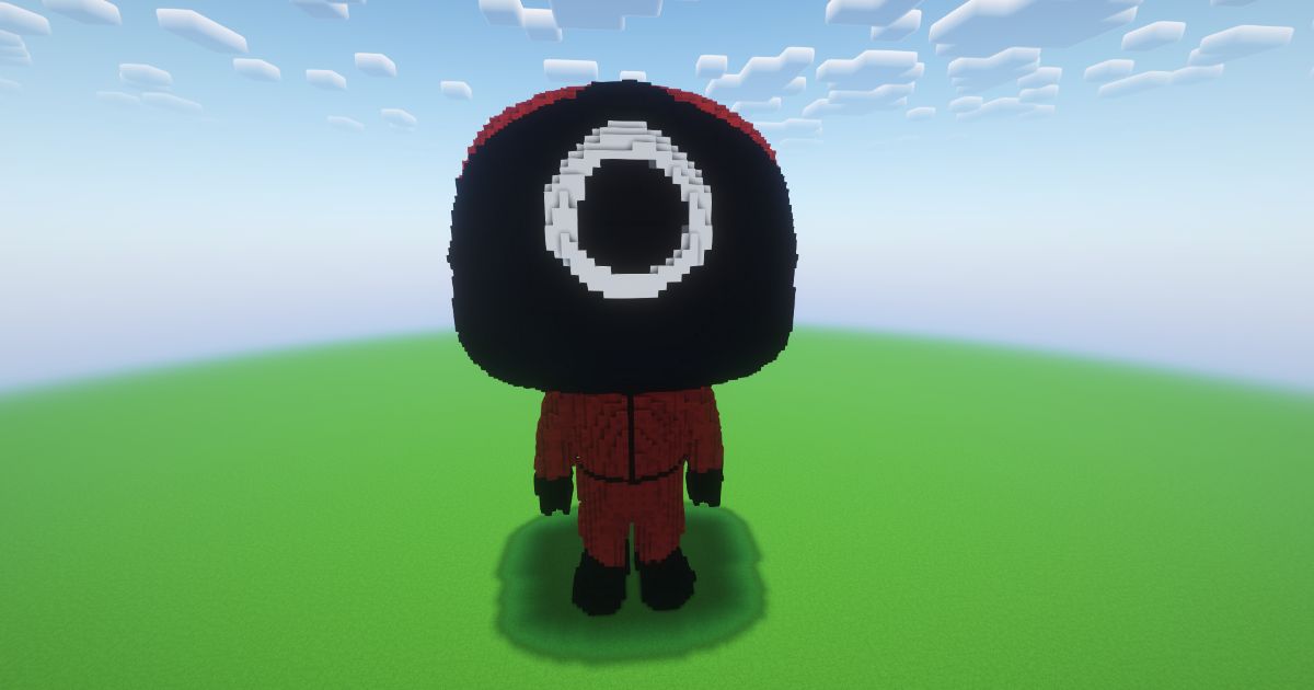 Minecraft Round 6 Statue! ( FREE )
