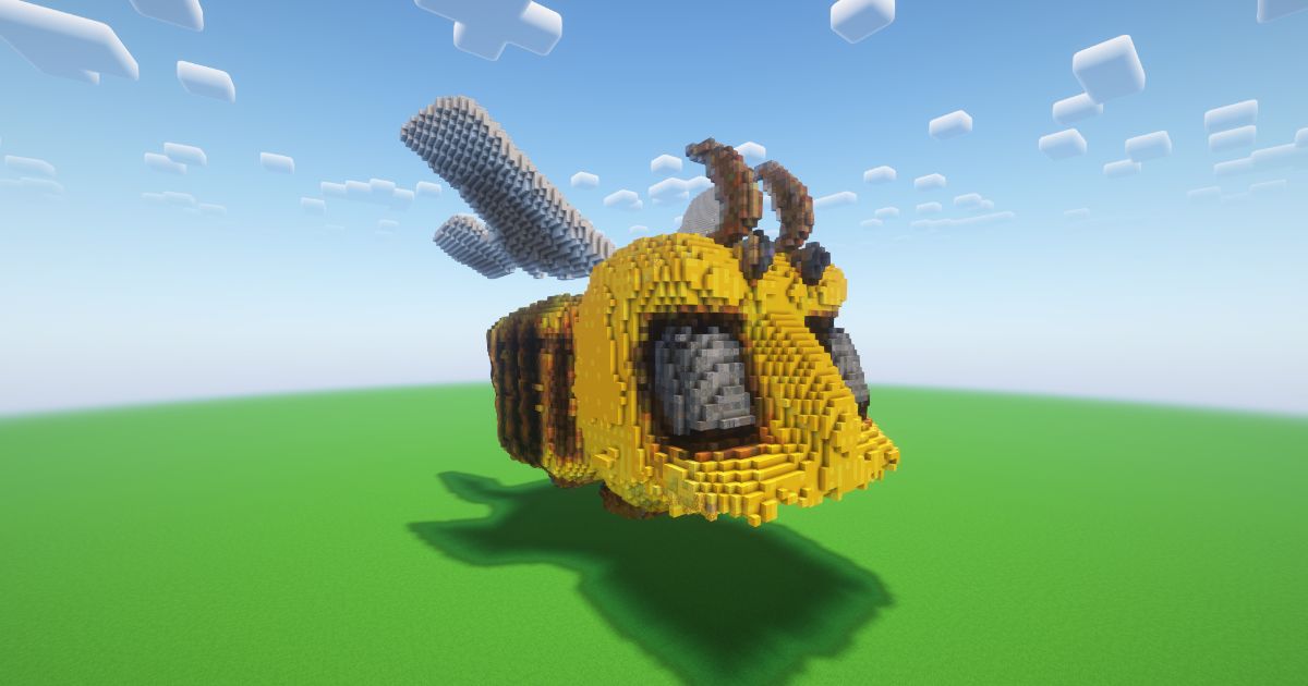 Minecraft Bee Statue! ( FREE )