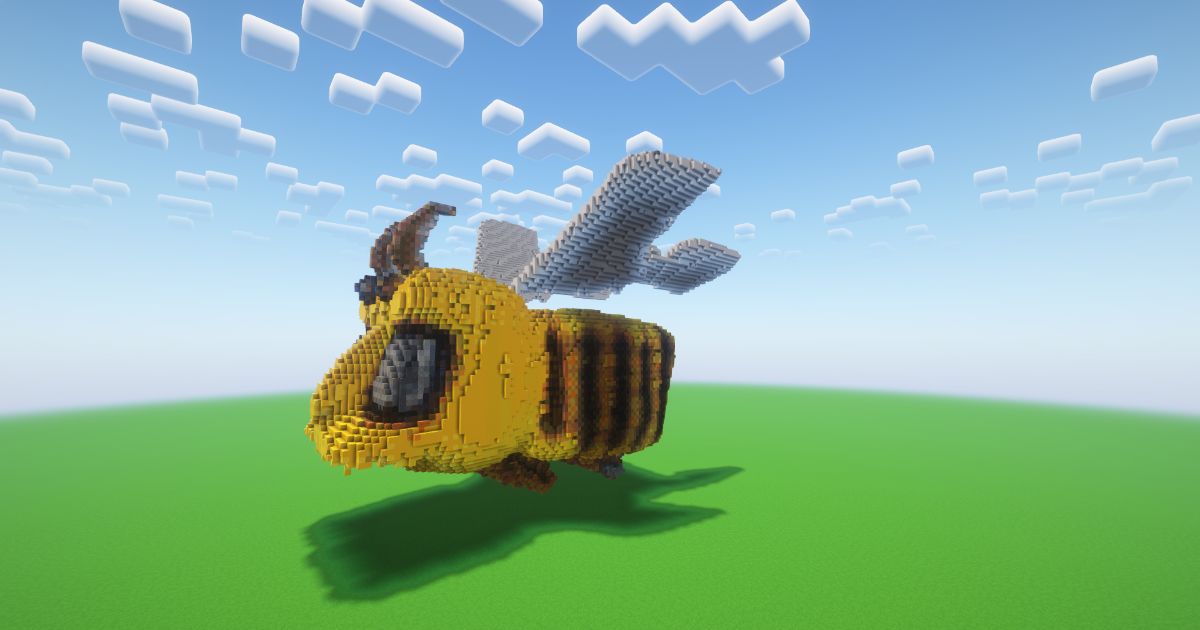 Minecraft Bee Statue! ( FREE ) preview 1