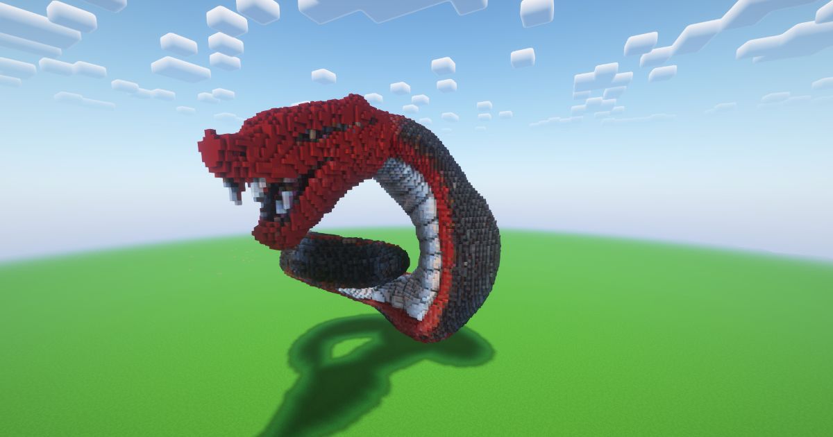 Minecraft Snake Statue! ( FREE ) preview 1