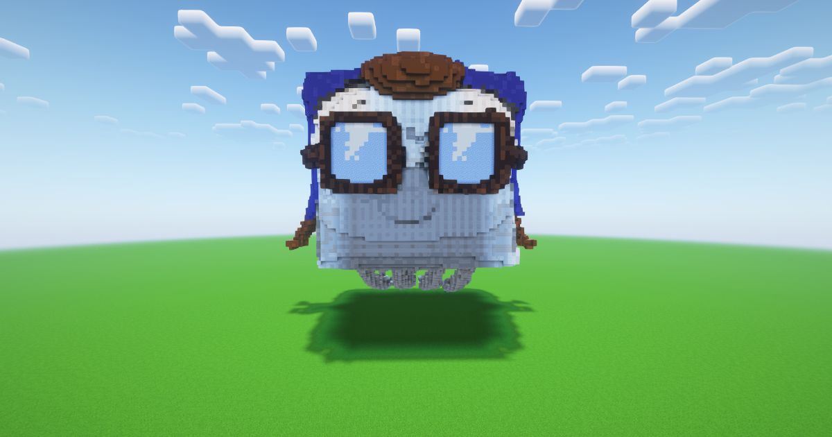 Minecraft Happy Ghast Statue! ( FREE )