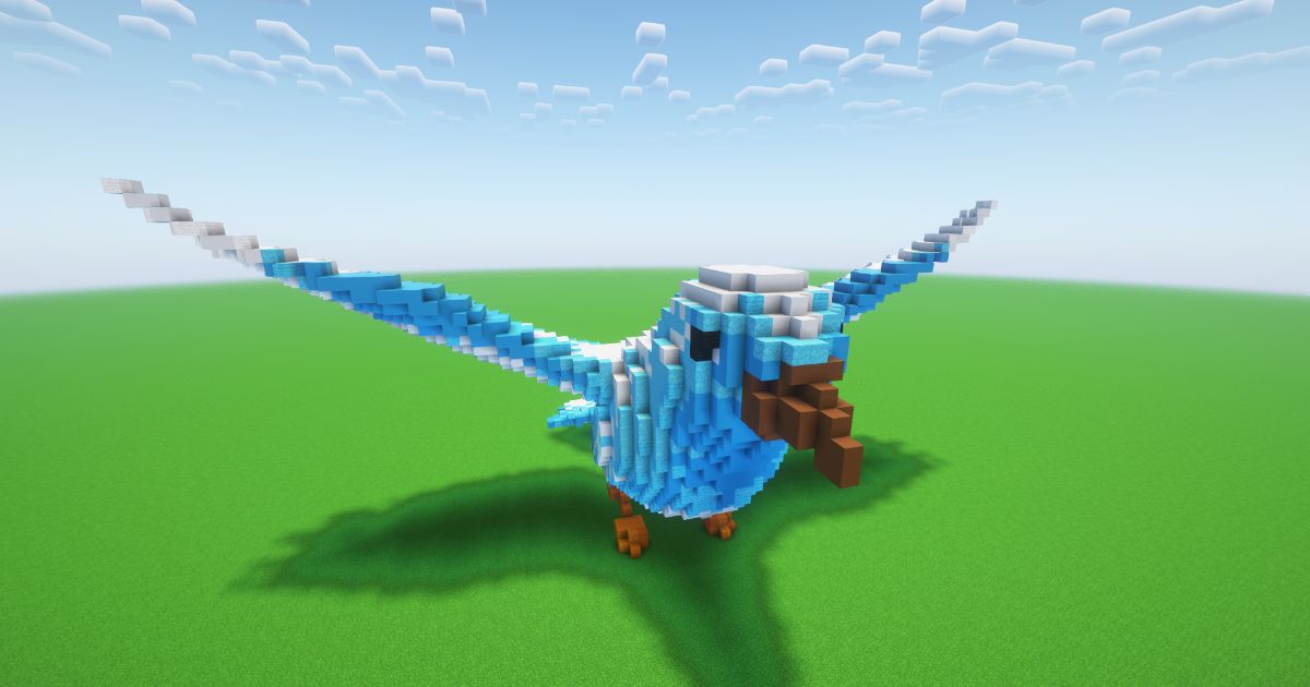 Minecraft Bird Statue! ( FREE )