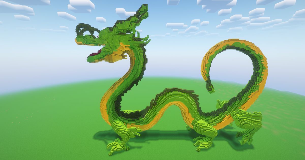 Minecraft Shenlong Statue! ( FREE ) preview 1