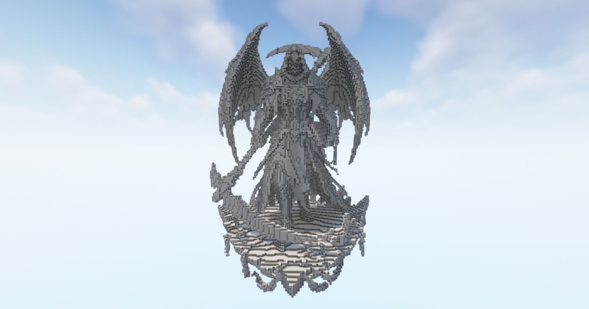 FREE Minecraft Reaper Aether Titan Statue