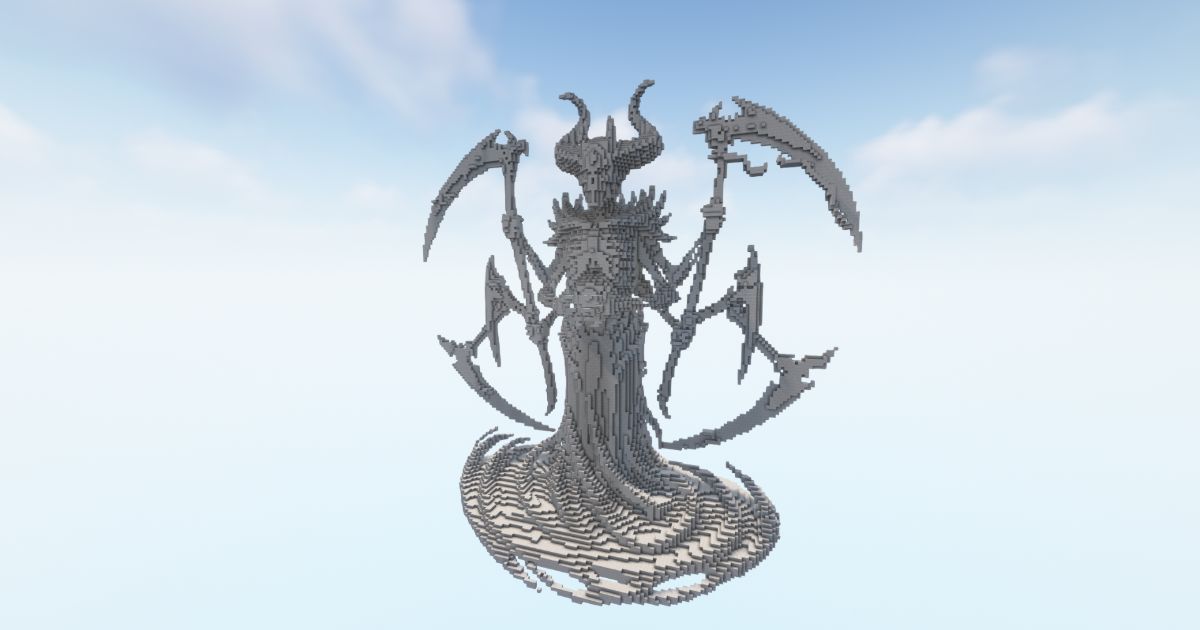 FREE Minecraft Reaper Stellar Forge Statue