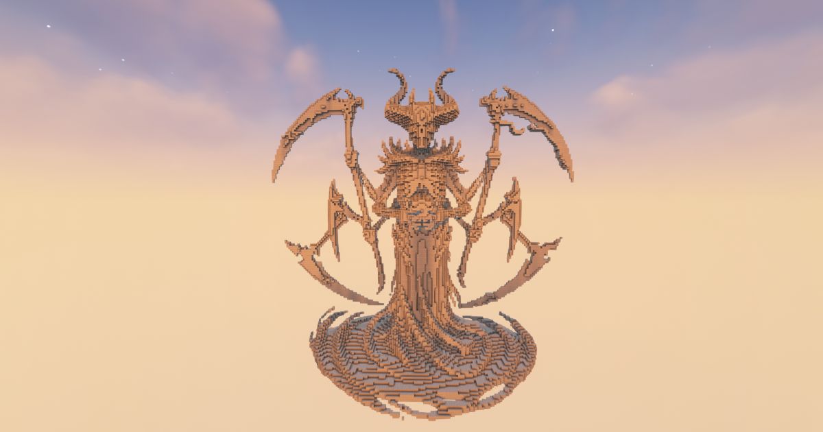 FREE Minecraft Reaper Stellar Forge Statue preview 1