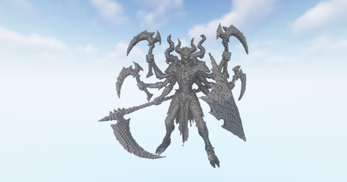 FREE Minecraft Reaper Ash Storm Statue