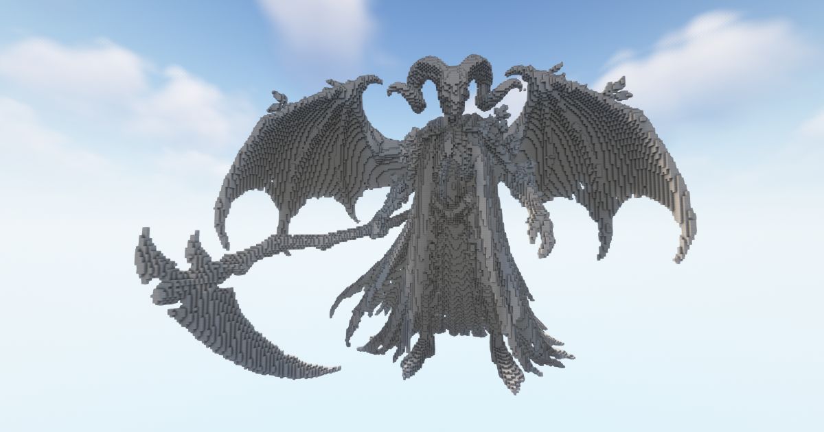 FREE Minecraft Reaper GrimEcho Statue