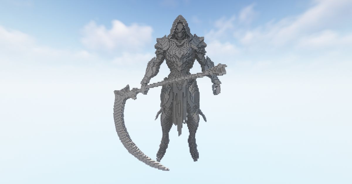 FREE Minecraft Reaper Velkar Statue
