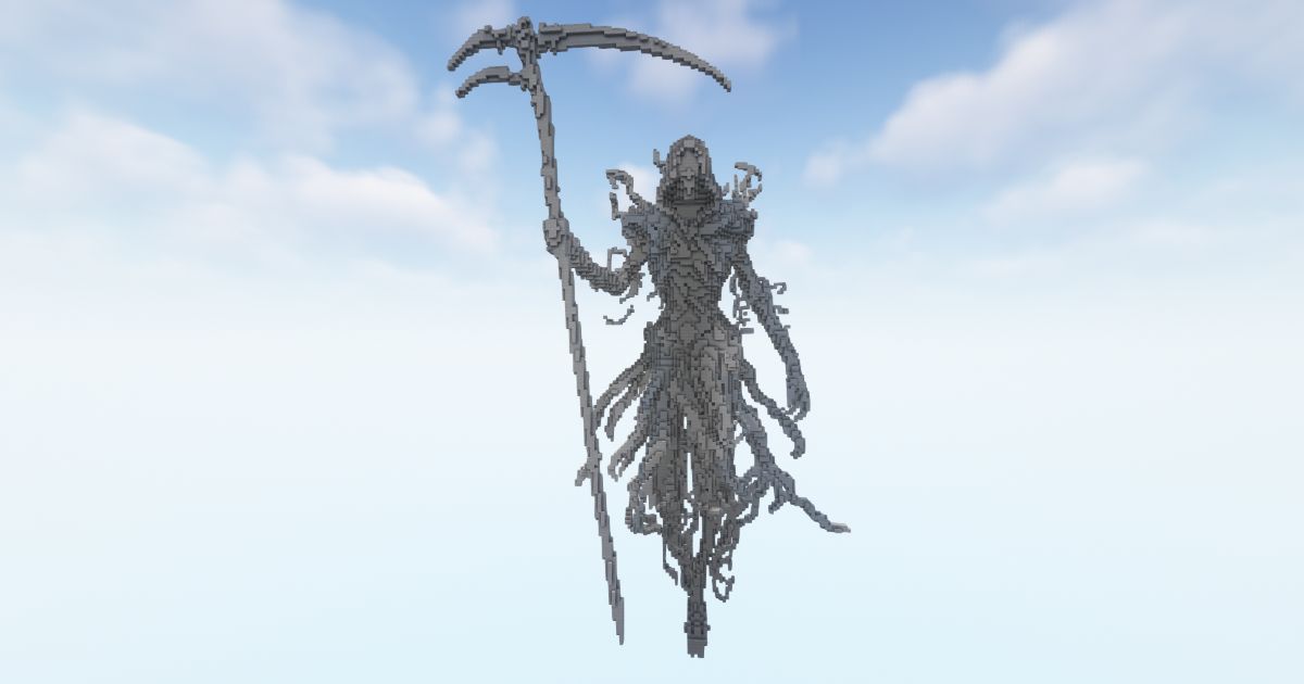 FREE Minecraft Reaper Solvaris Statue
