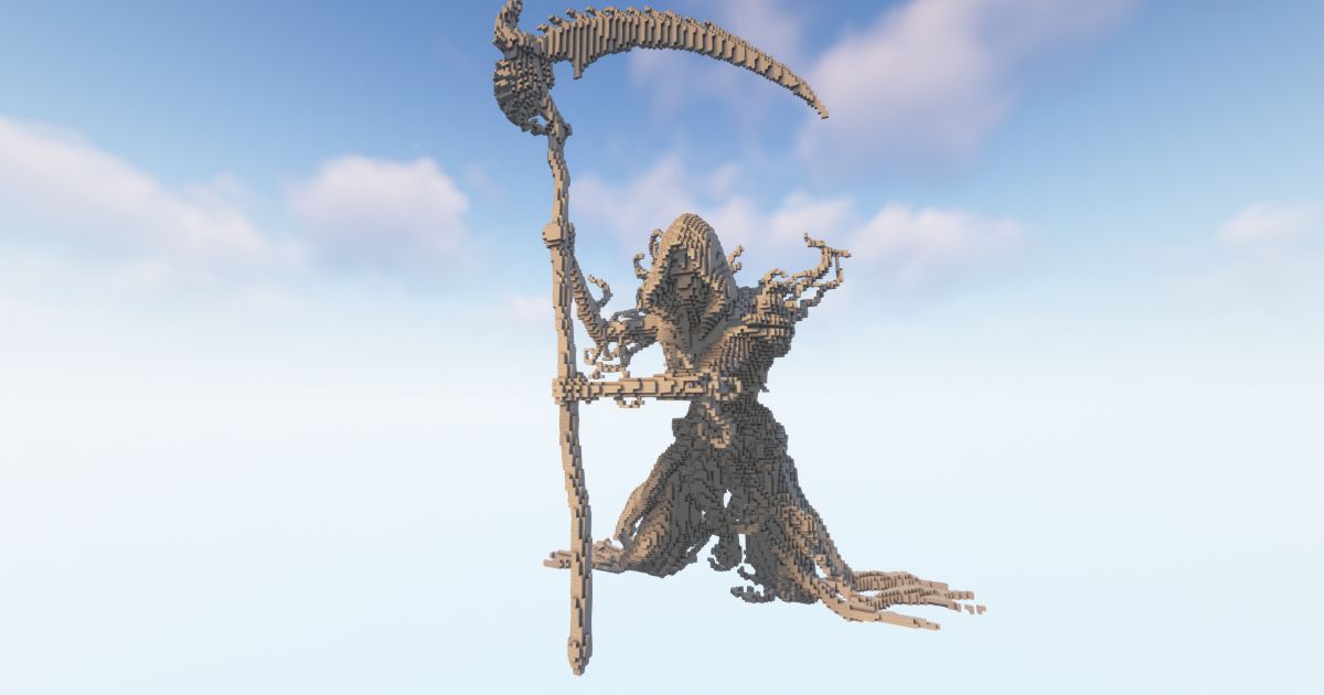 FREE Minecraft Reaper Void Statue