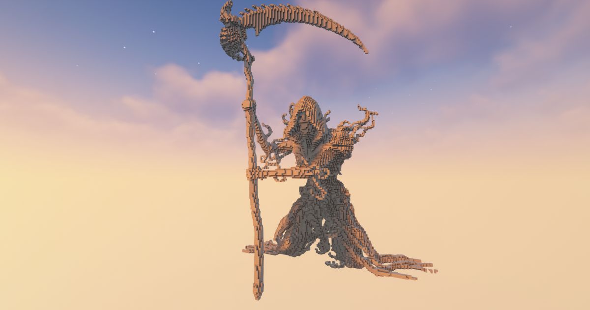 FREE Minecraft Reaper Void Statue preview 1