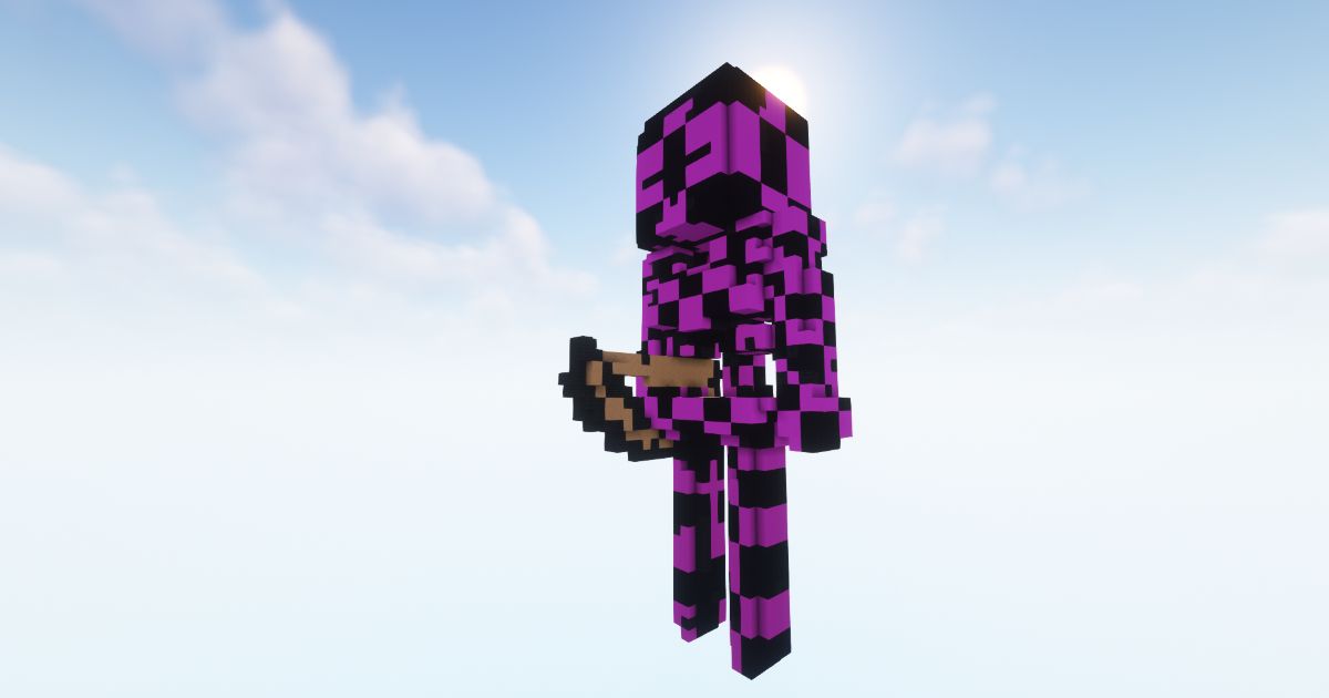 FREE Minecraft Skeleton Bug Statue