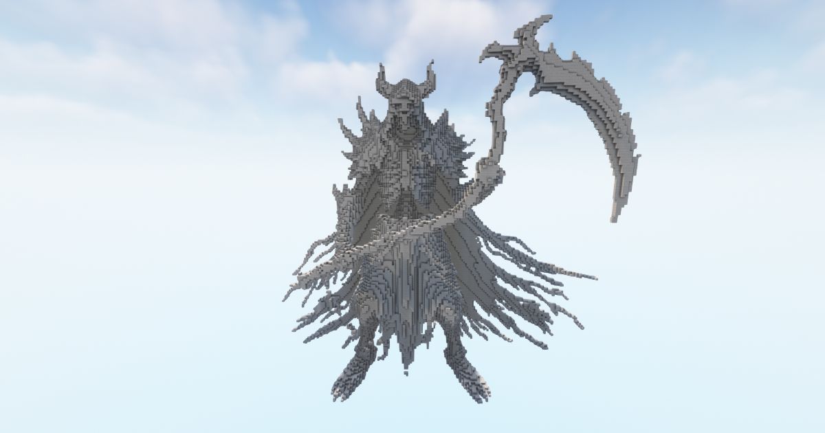 FREE Minecraft Reaper Dread Statue