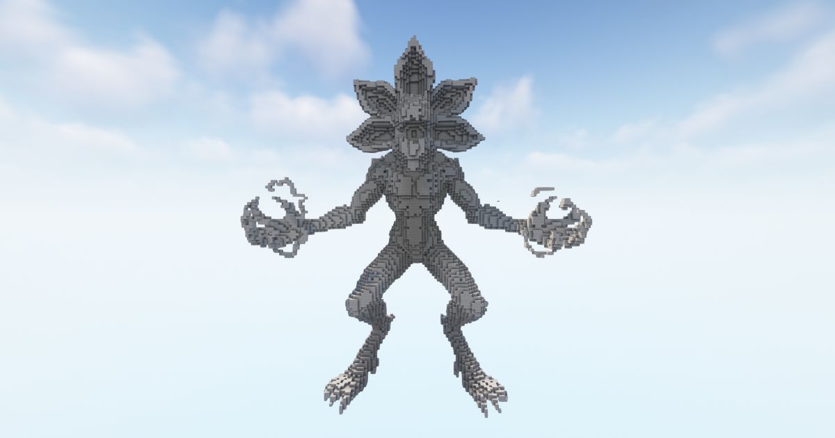 FREE Minecraft Stranger Things Statue