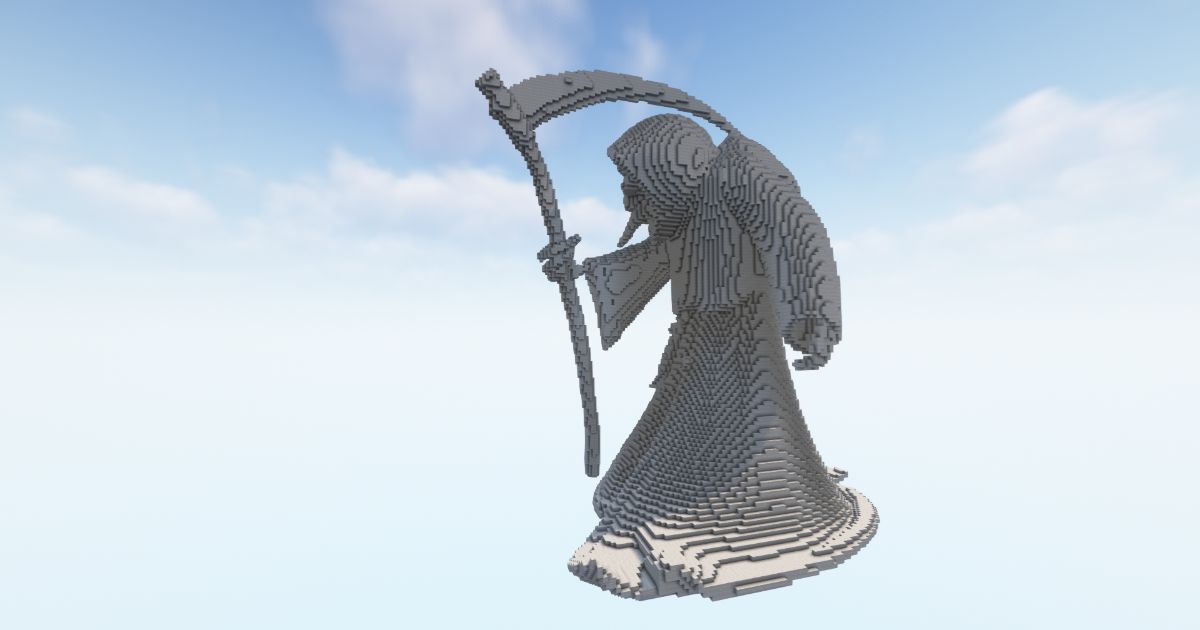 FREE Minecraft Reaper 30 Statue