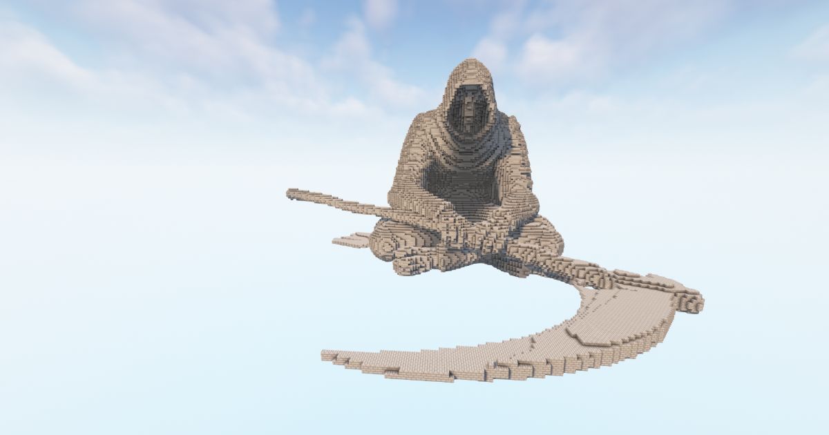 FREE Minecraft Reaper 16 Statue