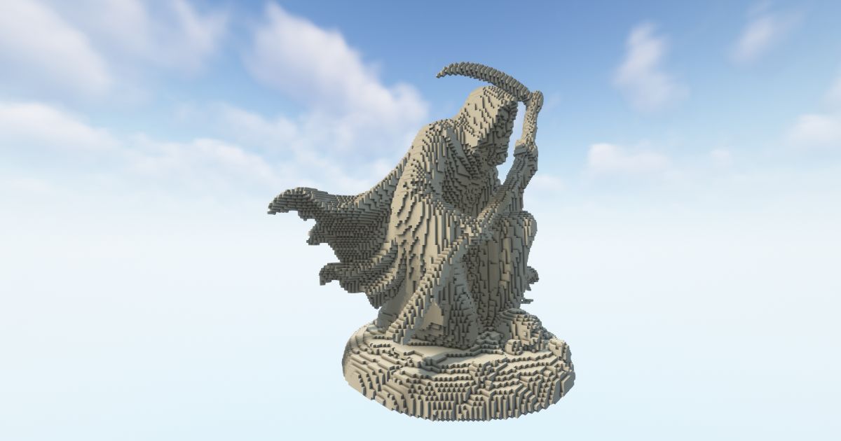 FREE Minecraft Reaper 7 Statue