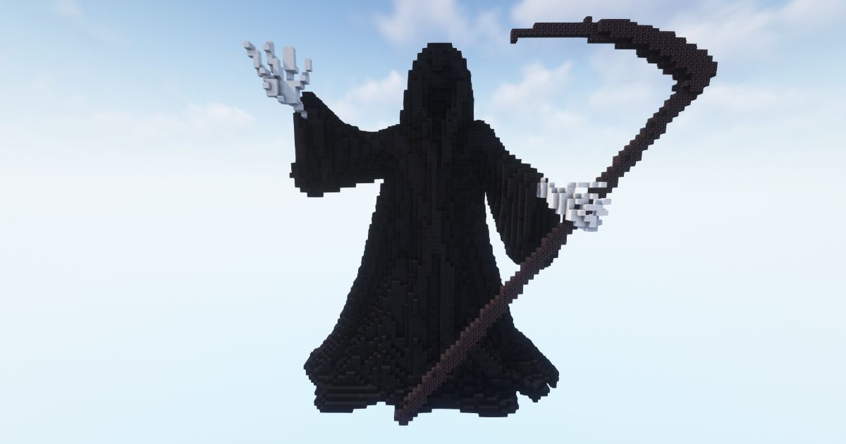FREE Minecraft Reaper 6 Statue for