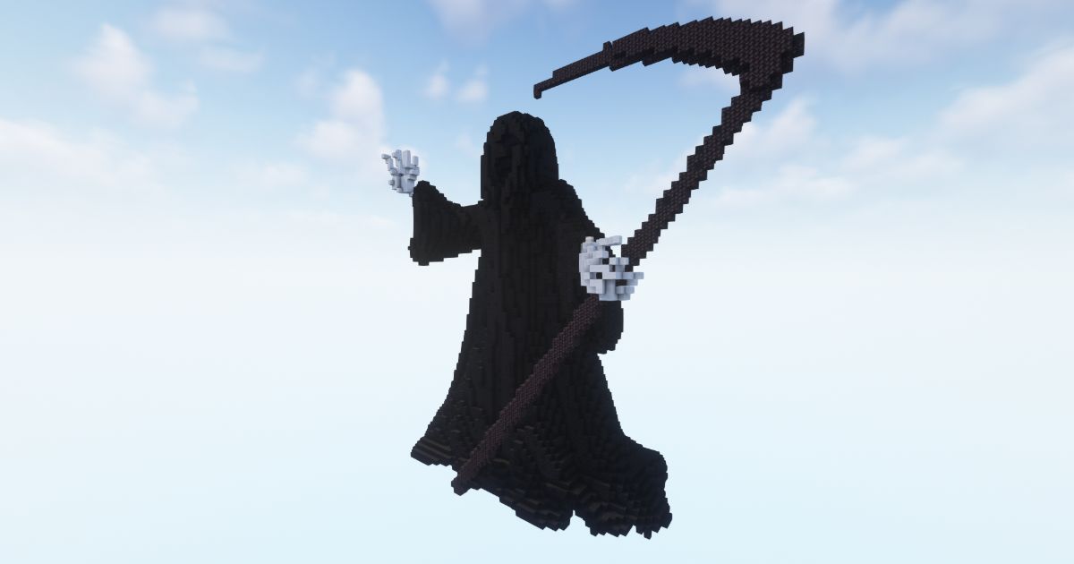 FREE Minecraft Reaper 6 Statue for preview 1