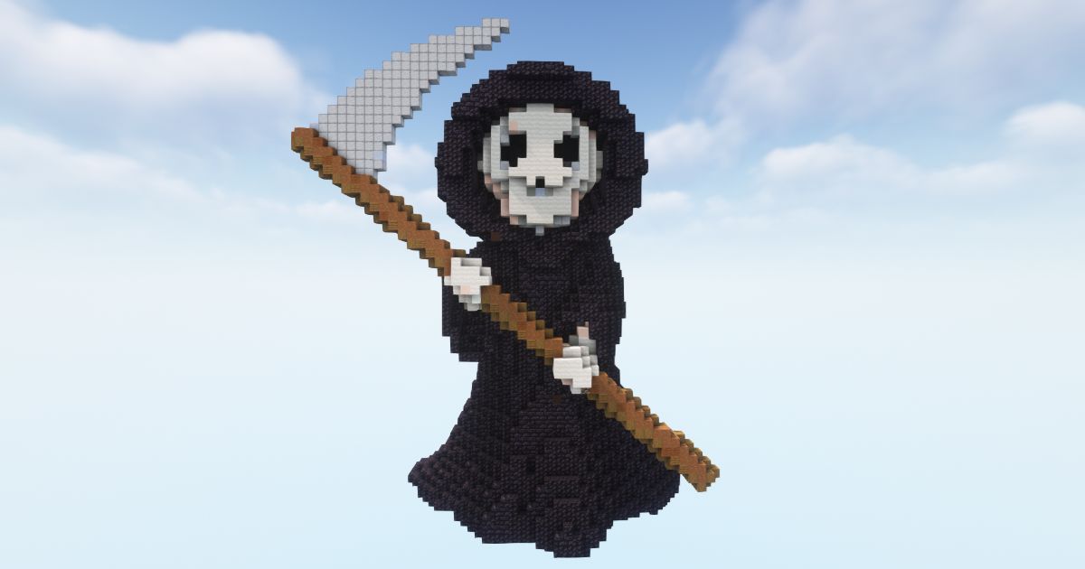FREE Minecraft Reaper 5 Statue