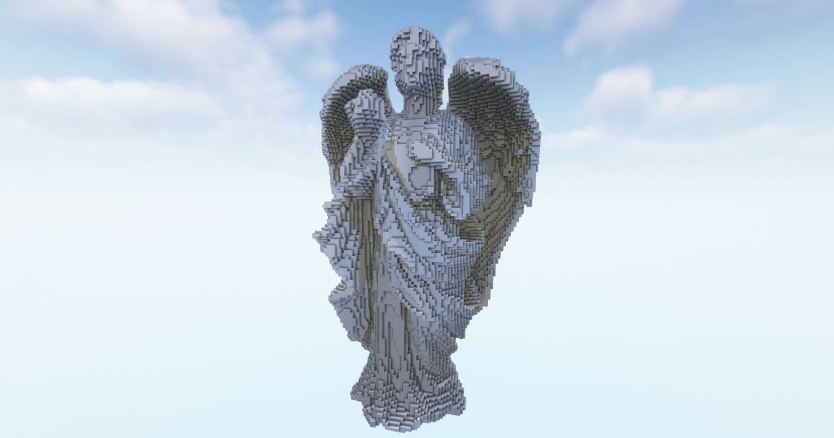 FREE Minecraft Angel 4 Statue! for
