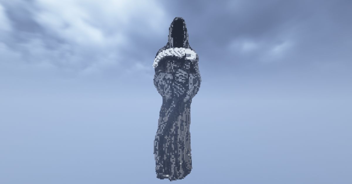 FREE Minecraft Reaper 4 Statue preview 1