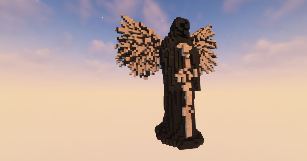 FREE Minecraft Reaper 3 Statue preview 1